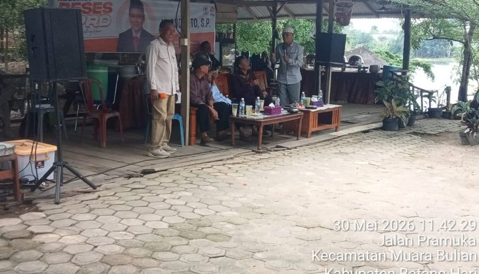 Reses H. Sudarto, S.P.: Sinergi Rakyat dan Wakil Rakyat Untuk Mengangkat Derajat Kesejahteraan Seluruh Masyarakat Batang Hari 