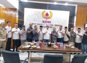 KONI Provinsi Jambi menerima kunjungan kerja dari DPRD Kabupaten Tanjab Barat
