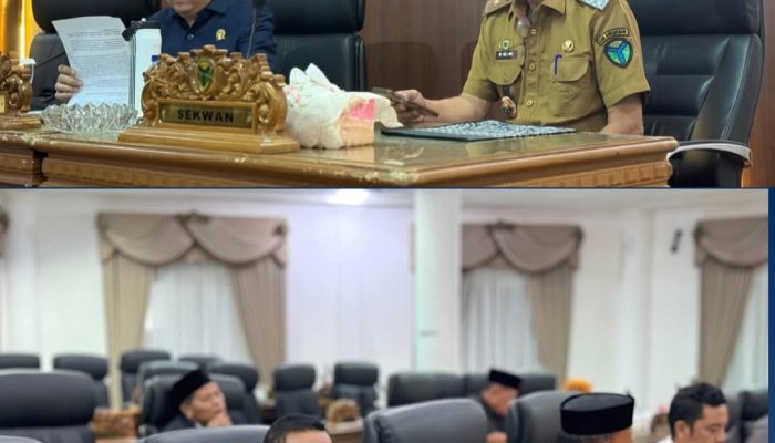 Rapat Paripurna,  Pembacaan Putusan yang dikeluarkan Oleh Badan Kehormatan DPRD