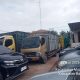 Nekat Melintas di Jalan Lintas Batang Hari–Simpang Rimbo, 12 Truk Batu Bara Dikandangkan di Polres Batang Hari