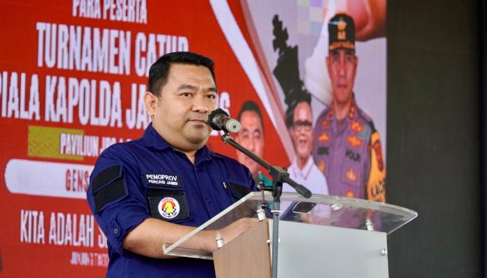 Piala Kapolda Jambi 2026 Digelar: Ratusan Pecatur Adu Strategi, Polri-KONI Kompak Cetak Bibit Nasional