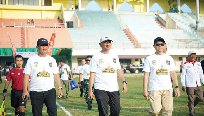 Turnamen Sepak Bola APDESI Tingkat Provinsi Jambi Resmi Dibuka