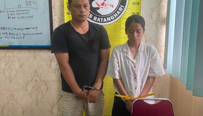Dini Hari Digerebek, Dua Pengedar Sabu di Batang Hari Tak Bisa Berkutik