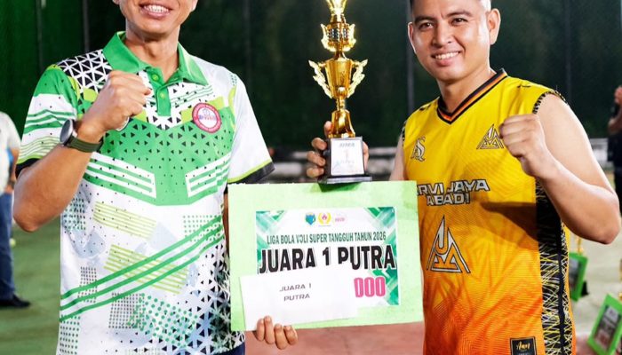 Final & Penutupan Liga Voli Batang Hari SuPer TANGGUH 2026 di Tutup Langsung Oleh Bupati Batang Hari Mhd. Fadhil Arief