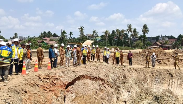 Kolam Retensi Paal V Ditarget Rampung September, Pemkot Jambi Siapkan Kawasan Baru Penahan Banjir dan Ruang Publik