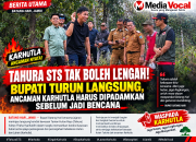 TAHURA STS TAK BOLEH LENGAH! BUPATI TURUN LANGSUNG, ANCAMAN KARHUTLA HARUS DIPADAMKAN SEBELUM JADI BENCANA