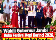 Wakili Gubernur Jambi Buka Festival Kopi Kerinci 2026, Ariansyah: Harus Naik Kelas dan Berdaya Saing Global