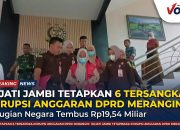 Kejati Jambi Tetapkan 6 Tersangka Korupsi Anggaran DPRD Merangin, Kerugian Negara Tembus Rp19,54 Miliar