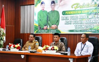 Tingkatkan Kompetensi Guru, Batang Hari Gelar Pelatihan Baca Tulis Arab Melayu dan Adat Budaya Daerah