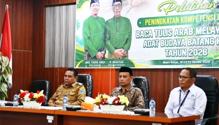 Tingkatkan Kompetensi Guru, Batang Hari Gelar Pelatihan Baca Tulis Arab Melayu dan Adat Budaya Daerah