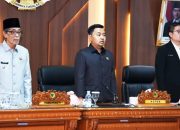 Wabup Bakhtiar Hadiri Rapat Paripurna Penetapan Propemperda Kabupaten Batang Hari