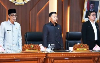 Wabup Bakhtiar Hadiri Rapat Paripurna Penetapan Propemperda Kabupaten Batang Hari