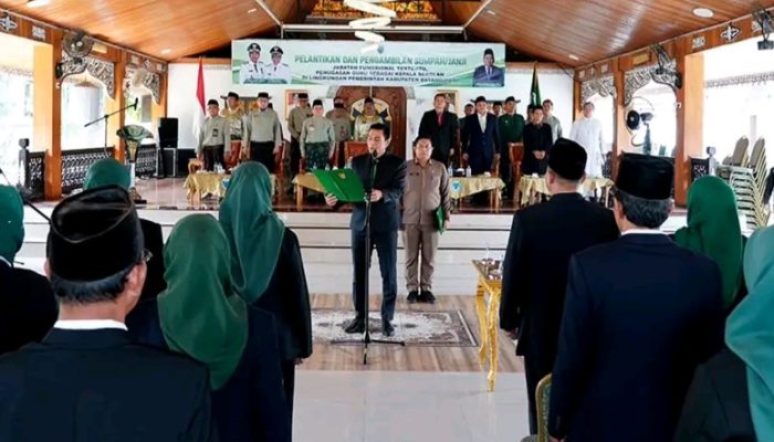 Lantik Pejabat Fungsional dan Kepala Sekolah, Fadhil Arief Tekankan Sinergi Guru dan Orang Tua