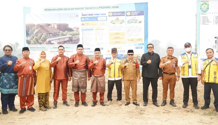 Gubernur Al Haris Tinjau Pembangunan Sekolah Rakyat Tahap III.B di Bungo, 7,6 Hektar untuk 2.520 Anak Kurang Mampu