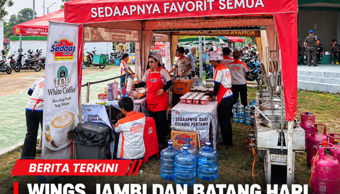 Wings Jambi dan Batang Hari Hadirkan Rita Tim Mie Sedaap dan TOP White Coffee, Dukung Silaturahmi Fun Football Pers se-Provinsi Jambi