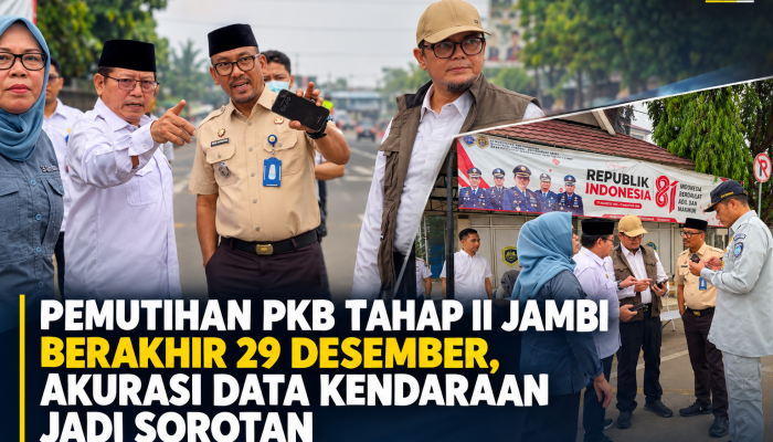 Pemutihan PKB Tahap II Jambi Berakhir 29 Desember, Akurasi Data Kendaraan Jadi Sorotan