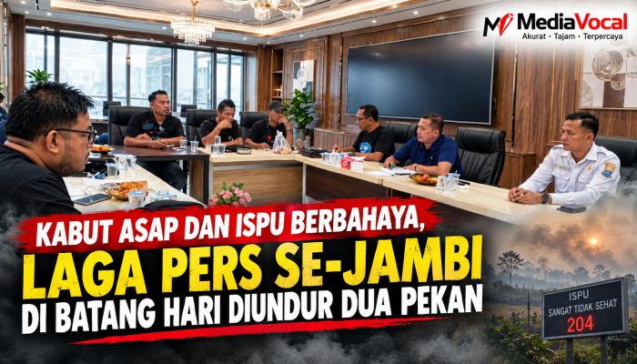 Kabut Asap dan ISPU Berbahaya, Laga Pers Se-Jambi di Batang Hari Diundur Dua Pekan