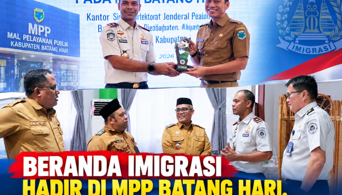 Beranda Imigrasi Hadir di MPP Batang Hari, Fadhil Arief Teken Kesepakatan Bersama Kanwil Ditjen Imigrasi Jambi